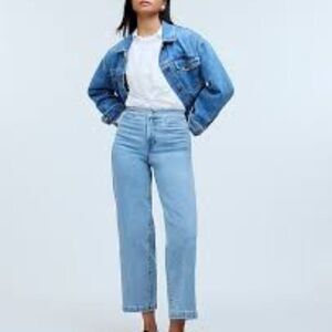 Madewell The Emmett Wide-Leg Crop Jean: Welt Pocket Edition 31T